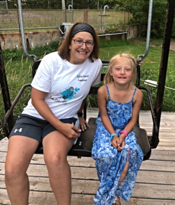 Lori with her niece.